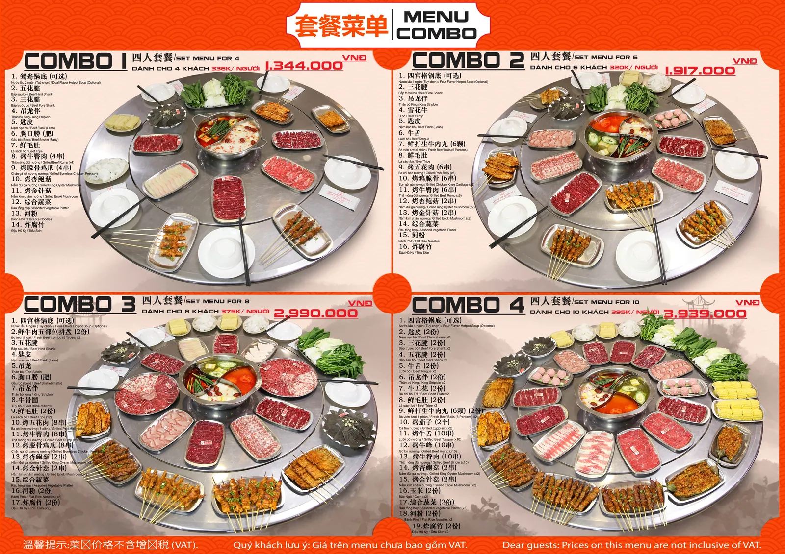 Combo lẩu bò Triều Châu Số 1