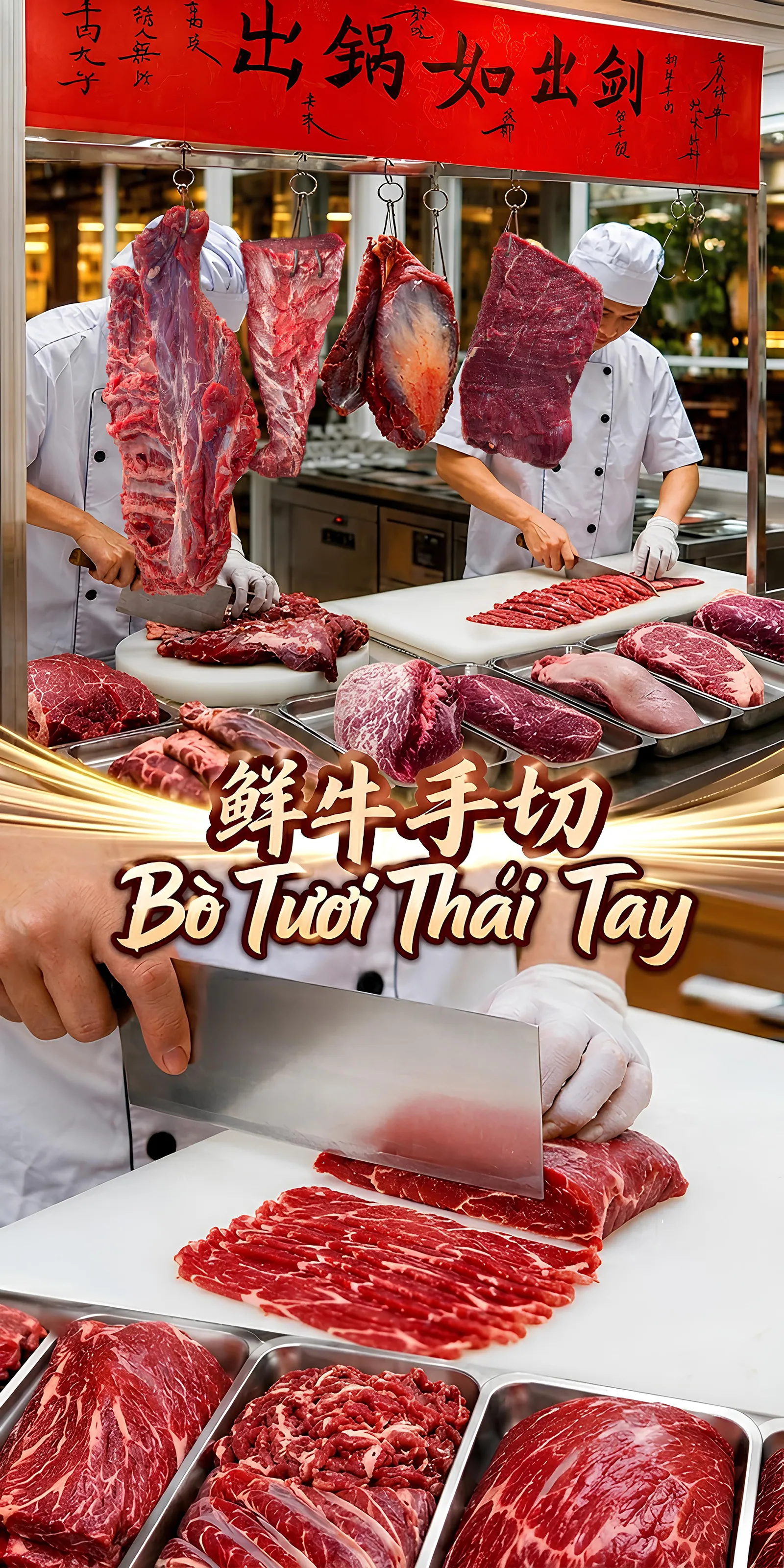 Không gian nhà hàng Lẩu Bò Triều Châu Số 1
