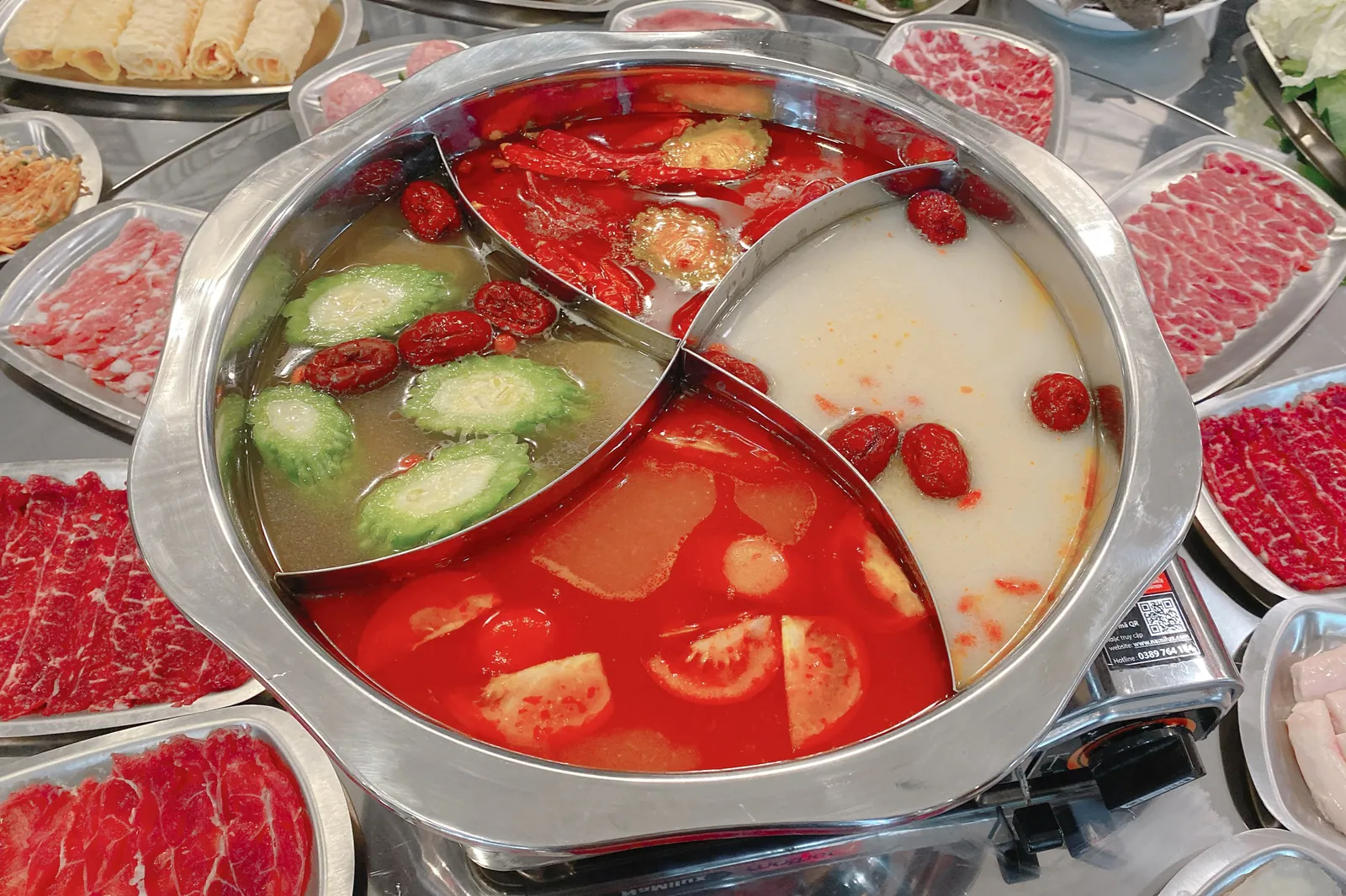 Nồi nước lẩu xương bò thanh ngọt